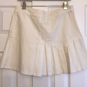 Diane von Furstenberg White Denin Skirt Size 10